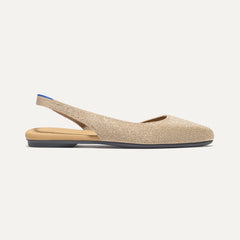 The Almond Slingback - Metallic Prosecco