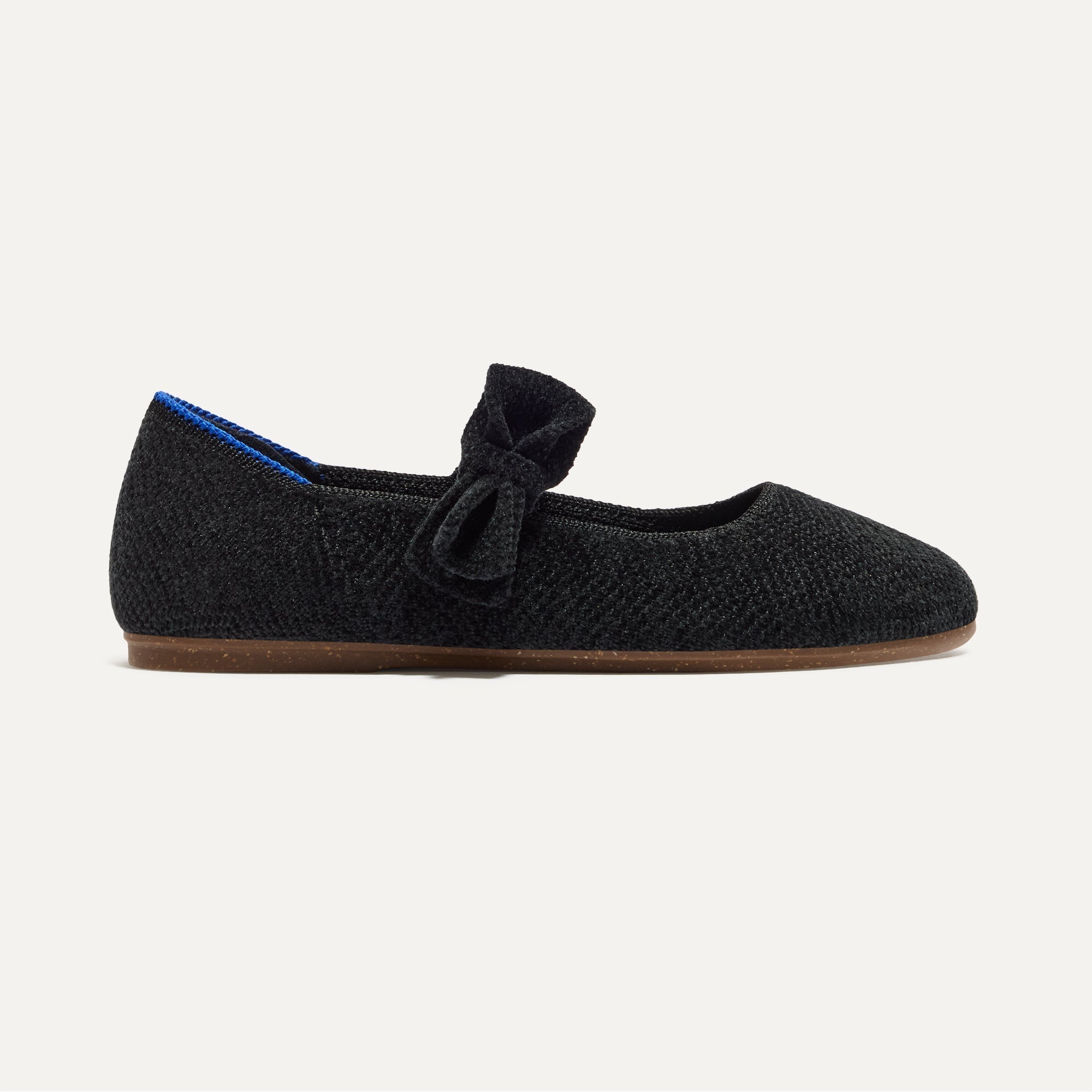 The Kids ReVelvet™ Tux Bow Mary Jane - ReVelvet™ Black