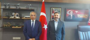Rektör Prof. Dr. Mehmet Turgut 'tan, Ak Parti Milletvekili ve TBMM Milli Savunma Komisyonu Başkanı Ahmet Aydın’ı ziyaret