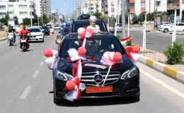 Valinin makam aracı şehit çocuğunun sünnet arabası oldu…