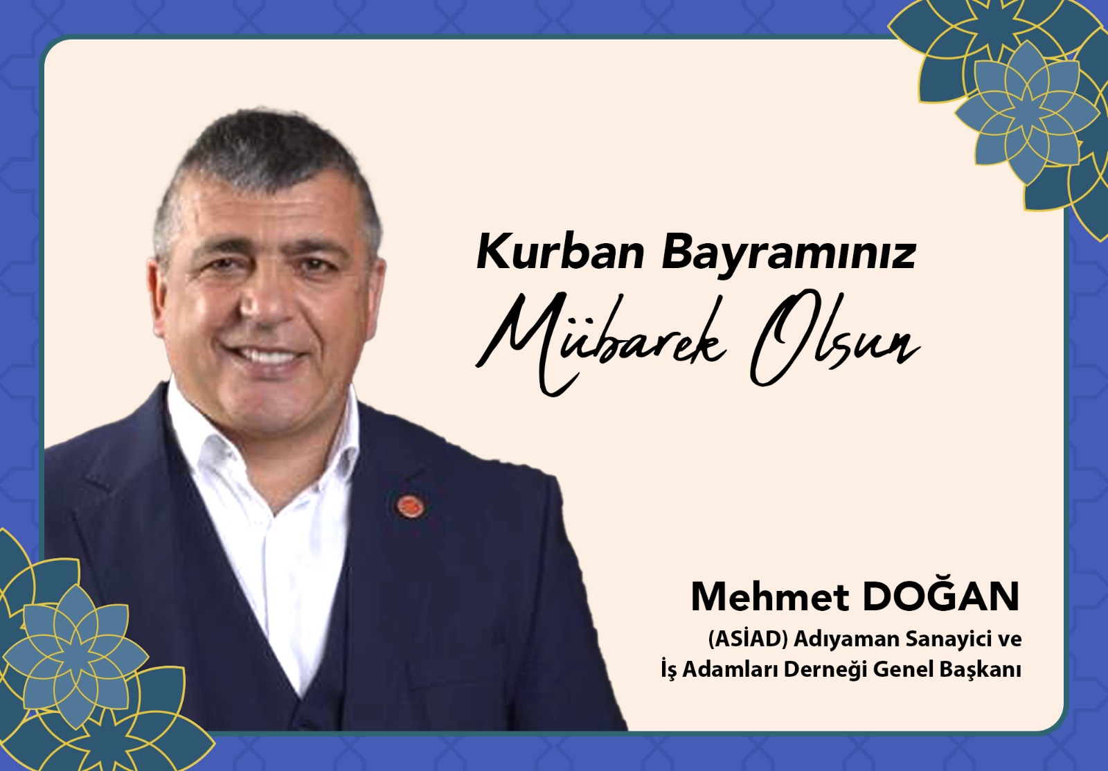 Başkan Doğan'dan Kurban Bayramı Mesajı